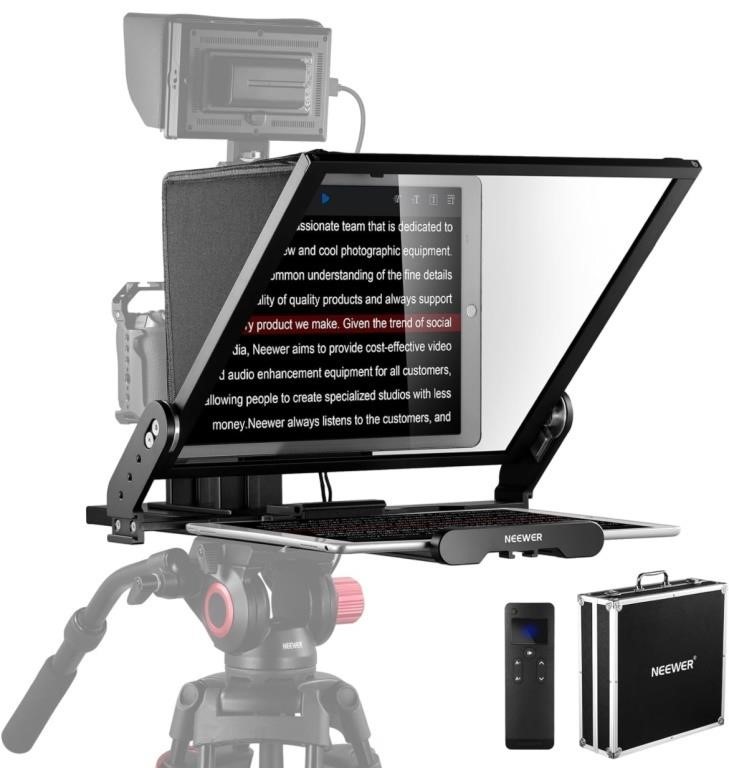 NEEWER Teleprompter X17 II with RT113 Remote/APP
