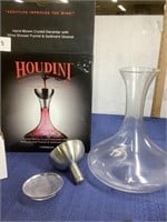 Houdini wine shower and decanter set