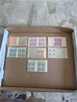 US Stamp PLate Block Lot