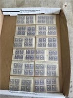 1938 Thomas Jefferson plate block stamp lot