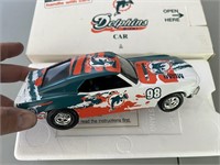 MIAMI DOLPHINS DIECAST - 1998 RACE CAR - WITH BOX