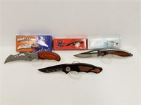 2 FROST POCKET KNIVES AND A TACTICAL KNIFE