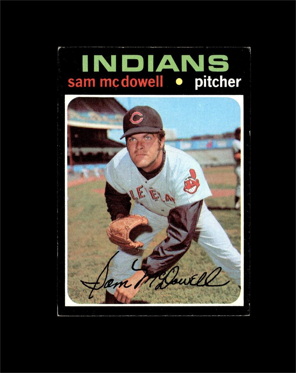 1971 Topps #150 Sam McDowell EX to EX-MT+