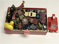 Variety of Small Toy Cars