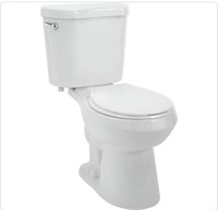 Glacier Bay Single Flush Round Toilet