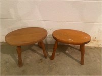 Pair of Wooden Stools