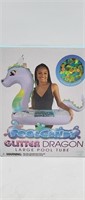 NEW Pool Candy Glitter Dragon Large Pool Tube