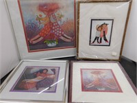 4 Framed Prints