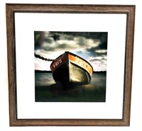 Signed & Framed Photo Print MN 4874 XX Row Boat 8/