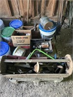 Pallet with Tools, Etc.