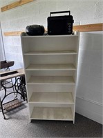 Wood Shelf with 2 Radios