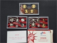 2008S US Mint Silver Proof Set (14 coins)