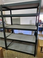 Large Metal/wood Adjustable Shelving Unit