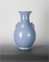 Clair-de-lune Blue Vase