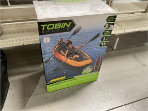 TOBIN SPORTS INFLATABLE KAYAK, IN BOX, CONDITION
