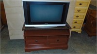 Samsung 30” TV~Dark Maple Stand