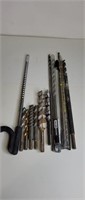 LOT OF LARGE DRILL BITS