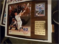 MARK MCGWIRE HOMERUN PLAQUE