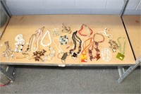 Large Lot of 23 Costume Jewelry Necklaces.