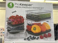 Prokeeper 4 piece fresh produce keeper set
