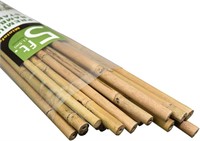 Mininfa Natural Bamboo Stakes 5 Feet  20 Pack