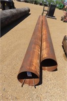 (2) 12" x 21' x 1/4"  Thick Piece of Pipe #