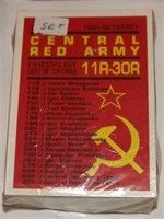SET OF 1991-1992  CENTRAL RED ARMY HOCKEY CARDS