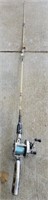 Vintage glass fishing rod