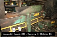 APPROX 20' 6"X12" BOX CHAIN CLEAN OUT CONVEYOR