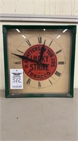 312. R. A Patterson Lucky Strike Tobacco Clock