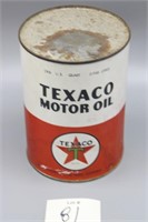 Texaco Oil Can Quart