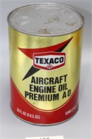 Texaco Aircraft Oil Quart Can
