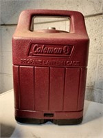 Coleman propane lantern in case