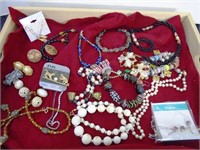 Tray Lot of Jewelry (Tray not Included)