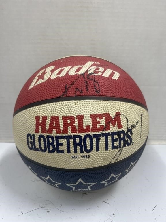 Harlem Globetrotters Signed Basketball