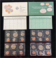 1992 & 1993 US Mint Uncirculated Coin Sets