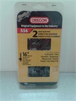 2 new Oregon s56 16" chainsaw chains