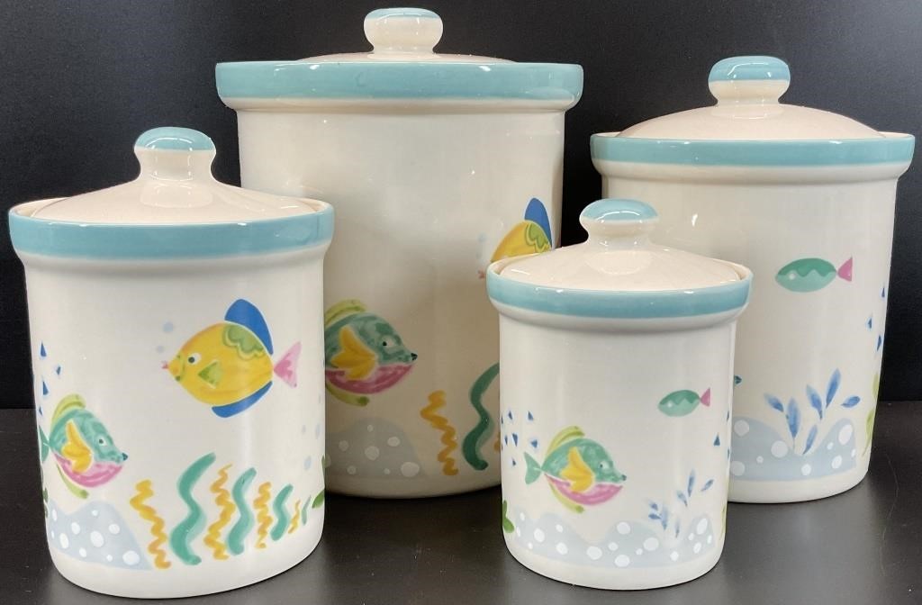 4pc Studio Nova Barrier Reef Canister Set