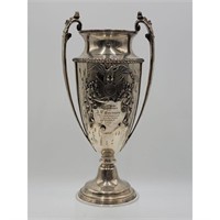 1911 Sterling Silver Trophy Crest With Eagle Milw