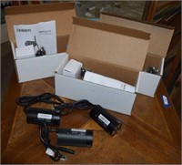 Three Uniden Appcam23 Security Cameras