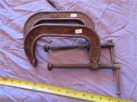 Pair of 6" C-Clamps