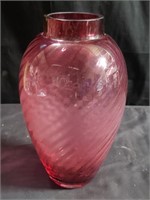 Tiffany and Co. glass vase