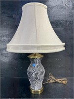 WATERFORD LAMP WITH SHADE