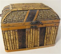 13"x9"x9" Bamboo Wood Crate
