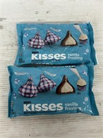 Hershey kisses vanilla frosting two bags each 9