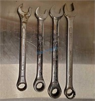 4-PC LOT OF COMBINATION WRENCHES