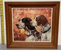 Hunting Dogs Art - Framed