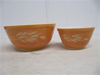 PYREX "AUTUMN HARVEST WHEAT" BOWLS