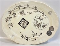 SUBSTANTIAL ENGLISH PORCELAIN PLATTER