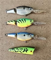 4pc Rapala Jointed Shad Fishing Lures